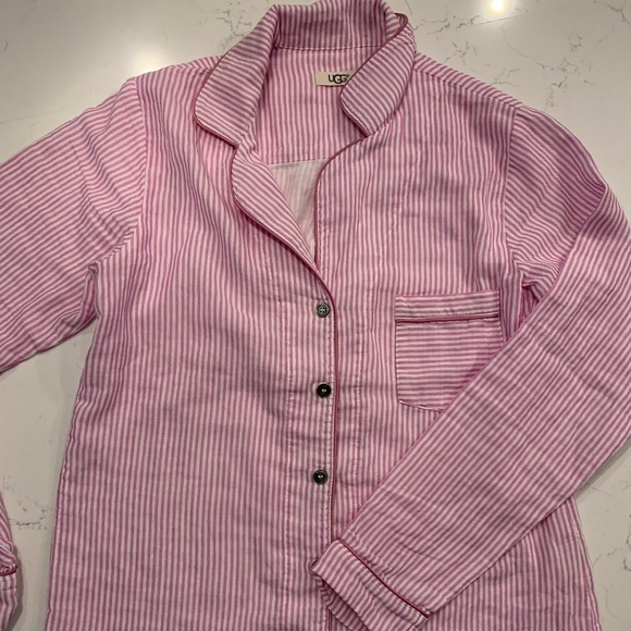 UGG Pink Striped Pajama Set - Picture 5 of 7